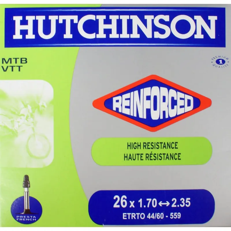 Cámara de aire HUTCHINSON REINFORCED 26x 1.70 - 2.35 Presta 48mm