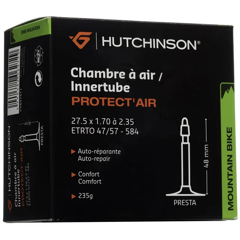 Cámara de aire HUTCHINSON PROTECT'AIR 27.5x 1.70 - 2.35 Presta 48mm