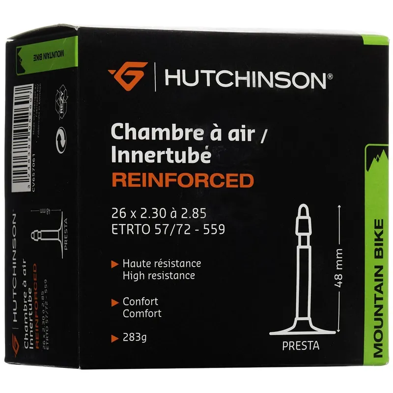 Cámara de aire HUTCHINSON REINFORCED 26x 2.30 - 2.85 Presta 48mm