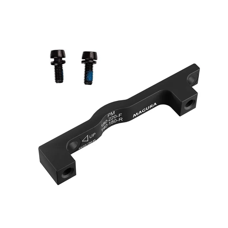 Adaptador pinza delantera / trasera PM / PM MAGURA QM45 Disco 180/220 mm (+40 mm) negro