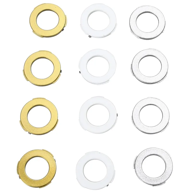 Juego de 6 ojales MAGURA para estribos de 4 pistones Blanco. Blanco. Plata