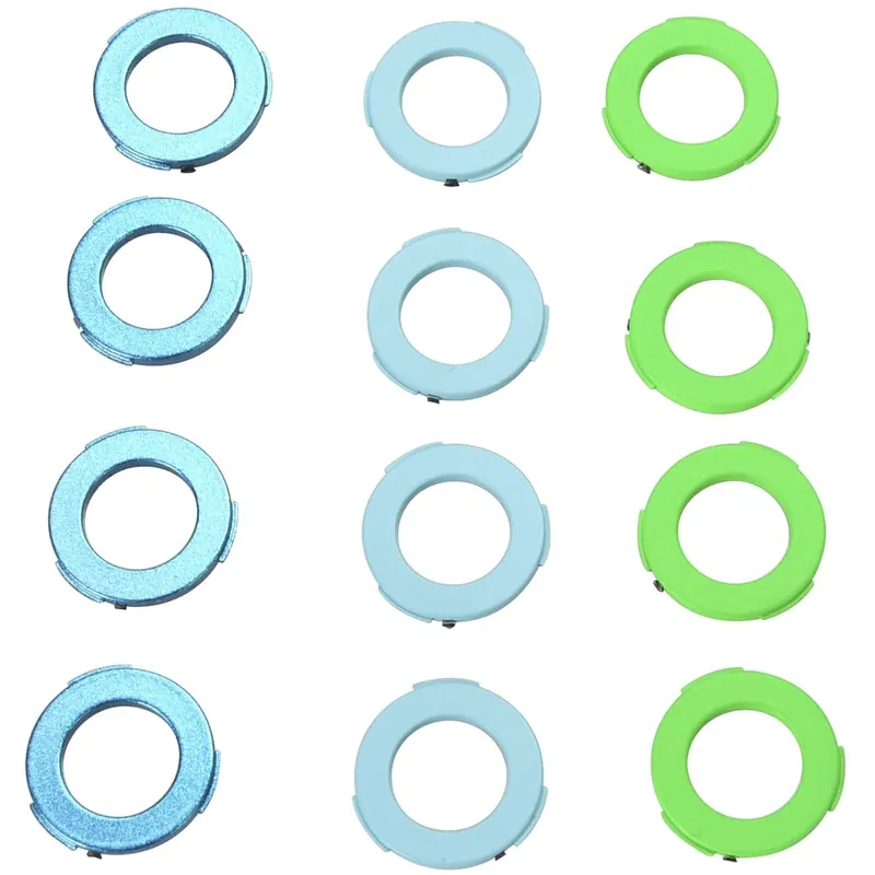 Juego de 6 ojales MAGURA para estribos de 4 pistones Verde. Turquesa. Menta