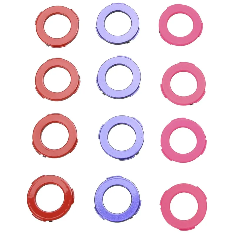 Juego de 6 ojales MAGURA para estribos de 4 pistones Violeta. Rojo. Rosa