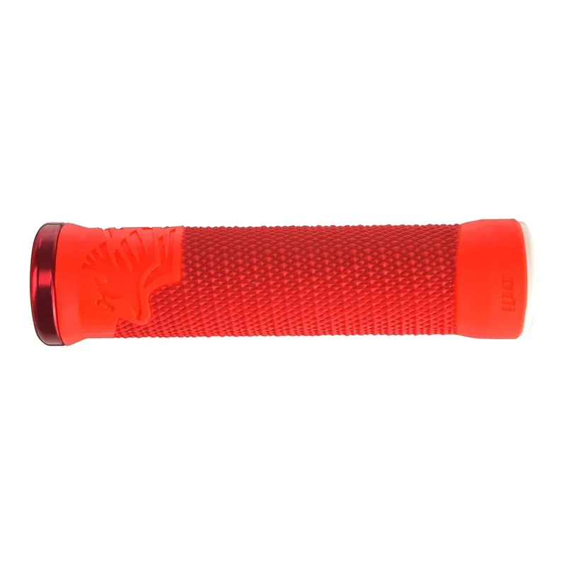Puños ODI AARON GWIN 2 Lock-On 135 mm Rojo