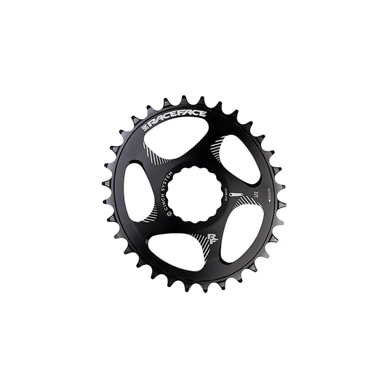 RACE FACE OVAL NARROW WIDE 10/11/12V Cinch Direct Mount Mono Tray Negro