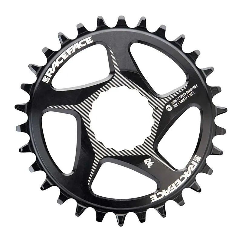 RACE FACE 12V Direct Mount SHIMANO Compatible Mono Plato Negro