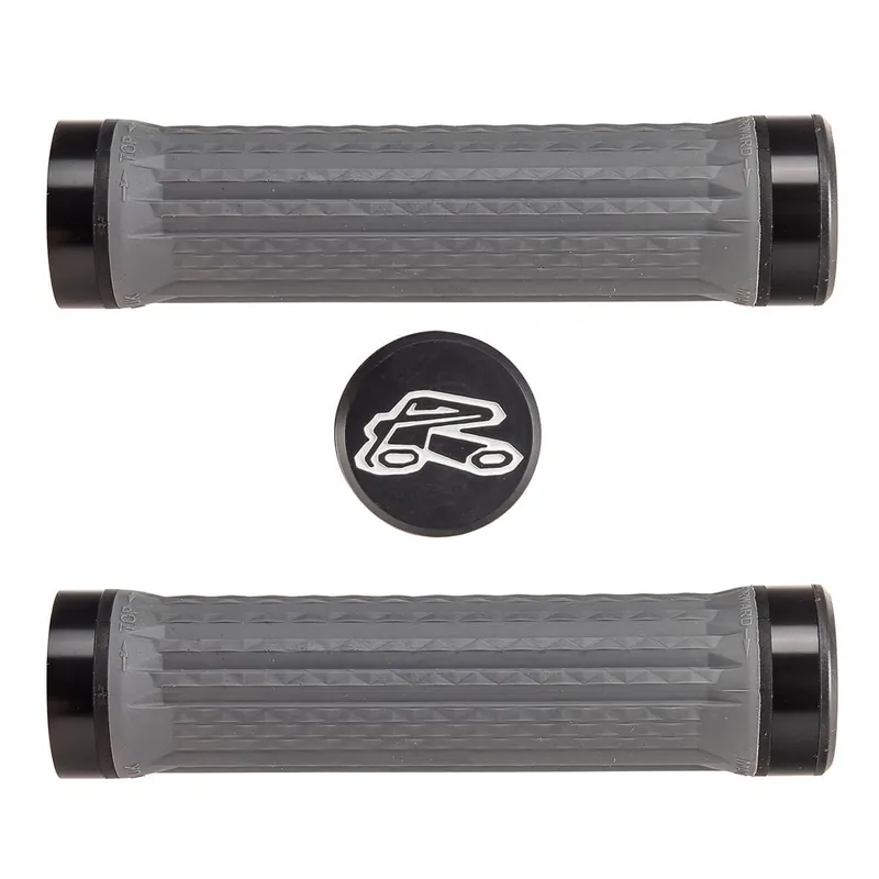 Puños RENTHAL TRACTION MEDIUM Lock-On 130 mm Gris
