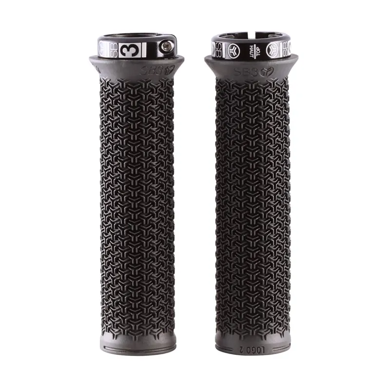 SB3 LOGO 2 Puños Lock-On 136 mm Negro