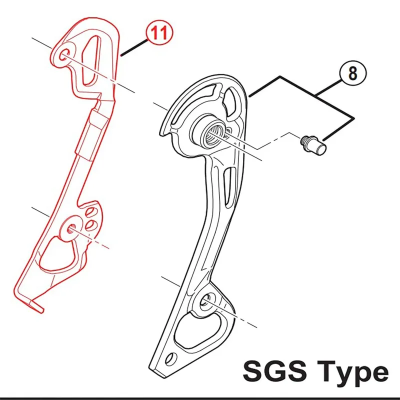 SHIMANO XTR RD-M980-SGS Jaula de cambio interna larga