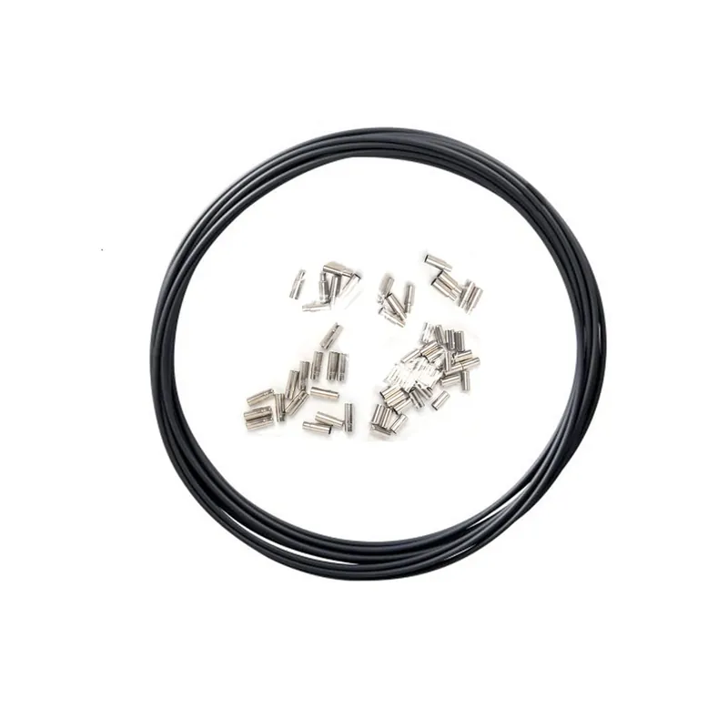 SHIMANO Manguera de desviador negra con topes (rollo de 8 m)