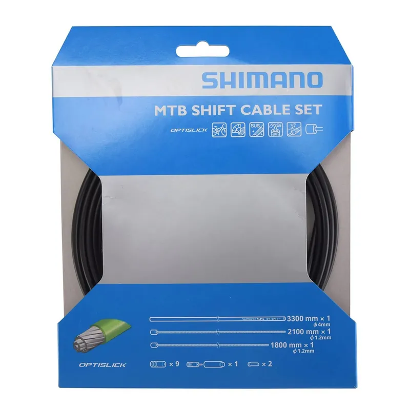 SHIMANO MTB Optislick Kit de cable y funda de desviador