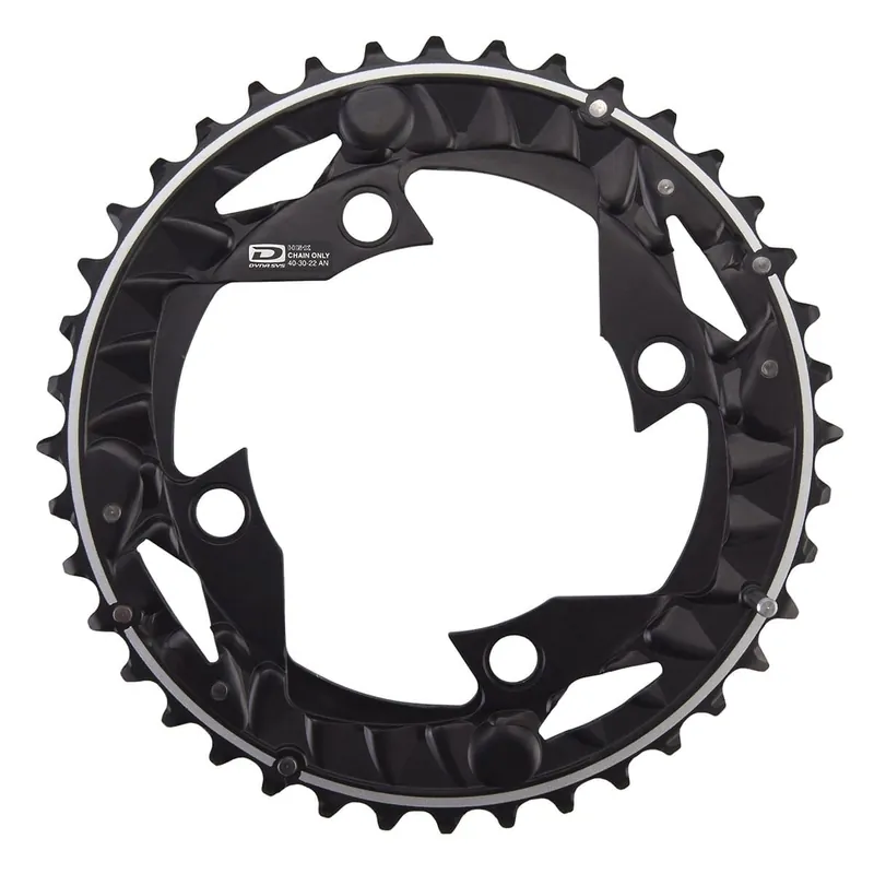 SHIMANO DEORE M612 10V Plato Triple 4 Agujeros 96mm Externo