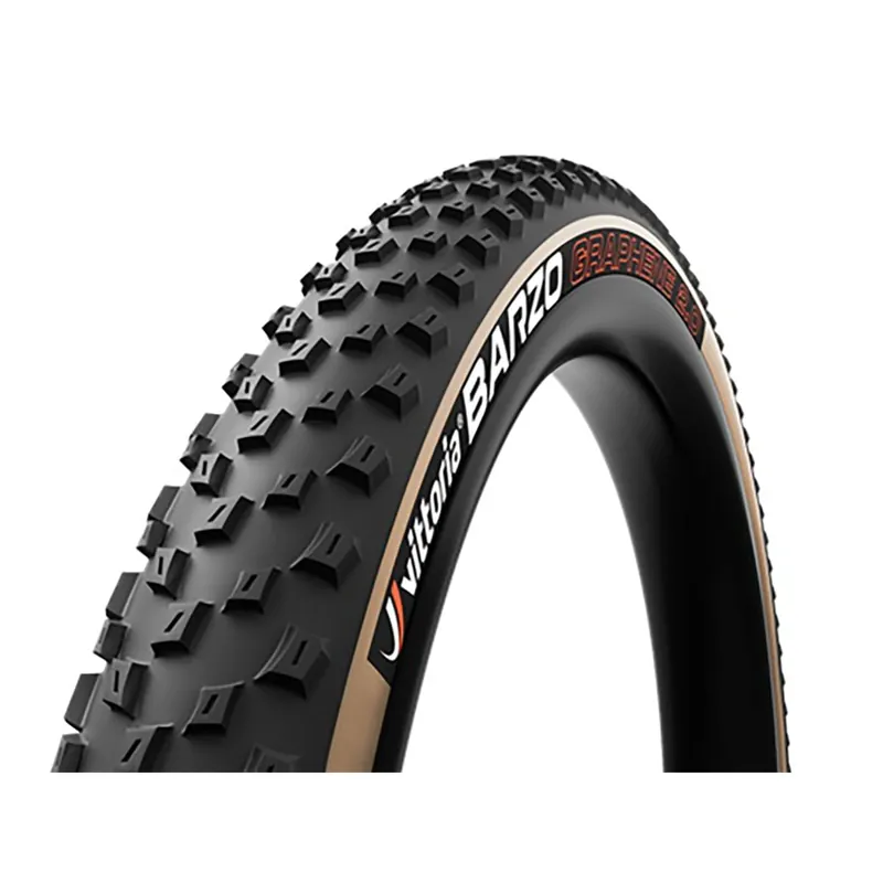 Neumático VITTORIA BARZO XC RACE 29x2.25 4C Graphene 2.0 Tubeless Ready Blando Negro/Beige