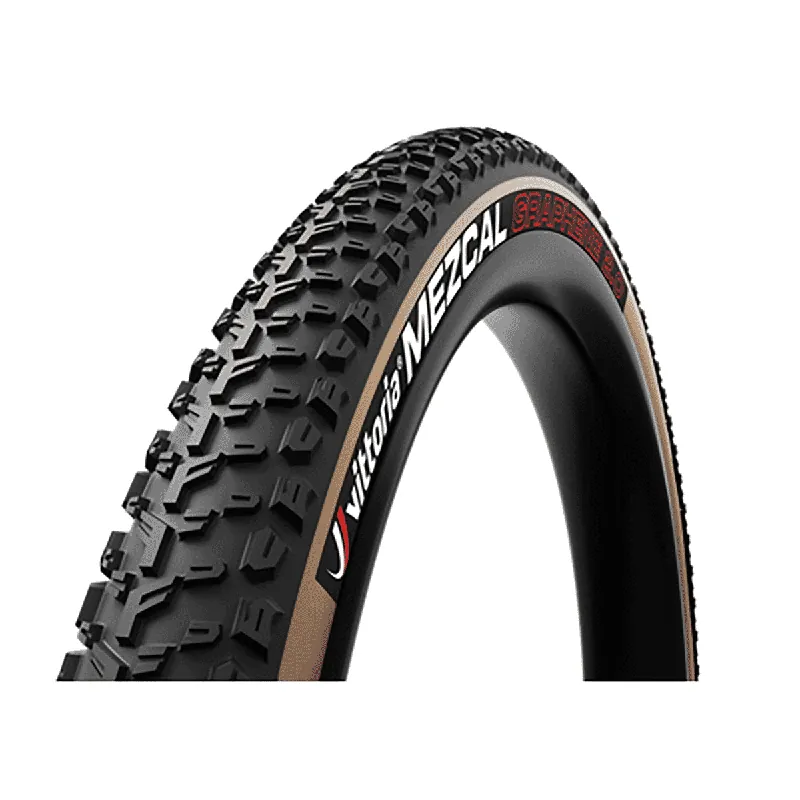 Neumático VITTORIA MEZCAL XC RACE 29x2.25 4C Graphene 2.0 Tubeless Ready Blando Negro/Beige