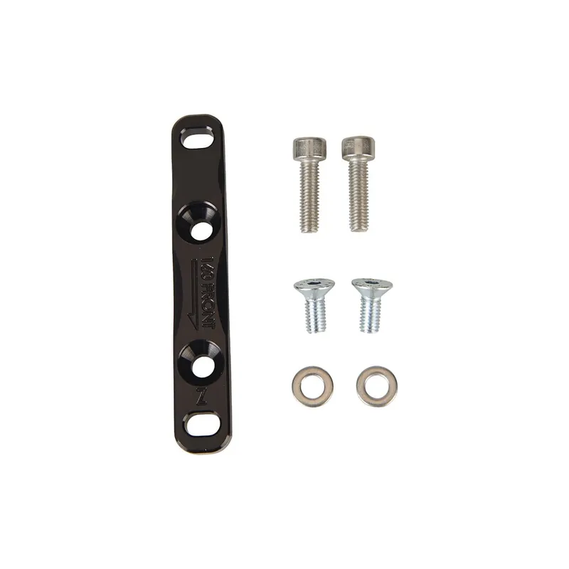 FM/FM Adaptador de soporte delantero de disco HOPE Tipo Z 180mm (+20mm) #HBMZ Negro