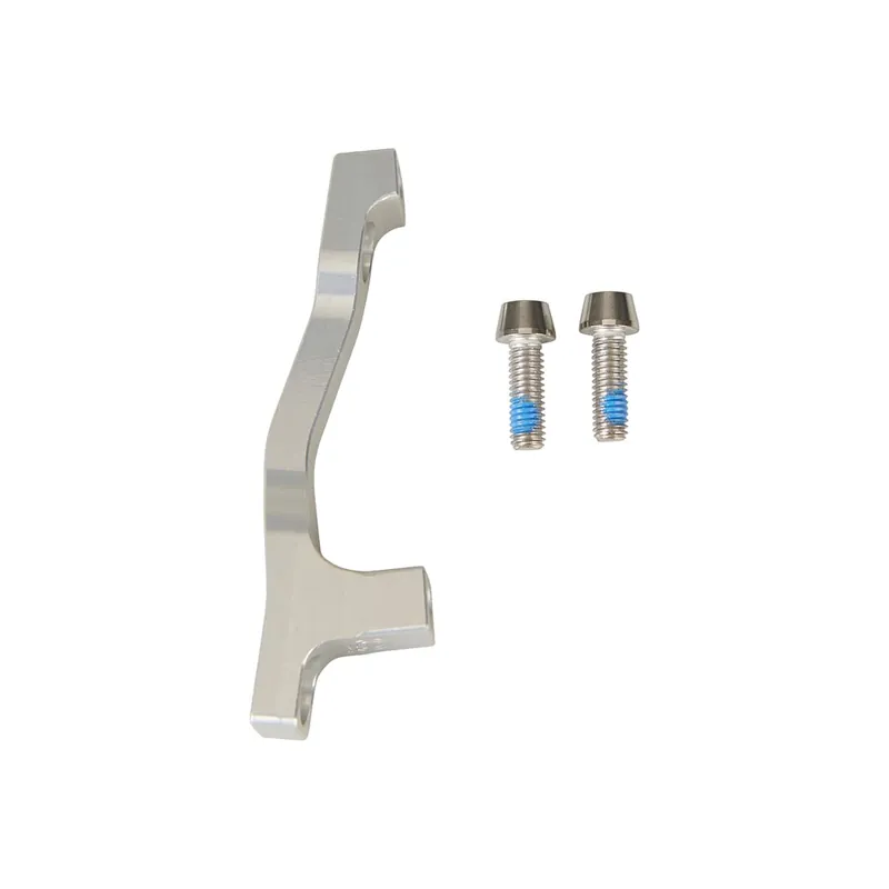 Adaptador pinza delantera / trasera PM / PM HOPE 220mm (+17mm) #HBMQ Plata
