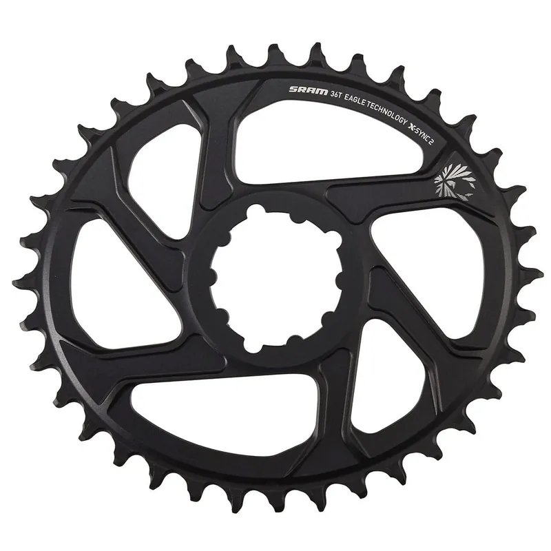 SRAM EAGLE OVAL X-SYNC2 BOOST 11/12V Direct Mount Offset 3mm Alu Mono Plato Negro