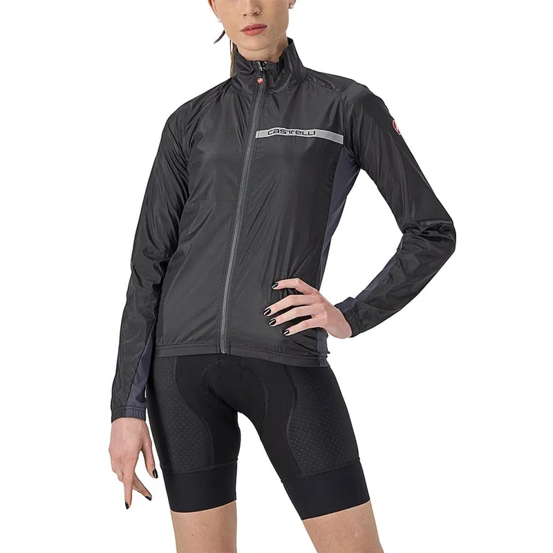CASTELLI SQUADRA STRETCH Chaqueta Mujer Negro/Gris