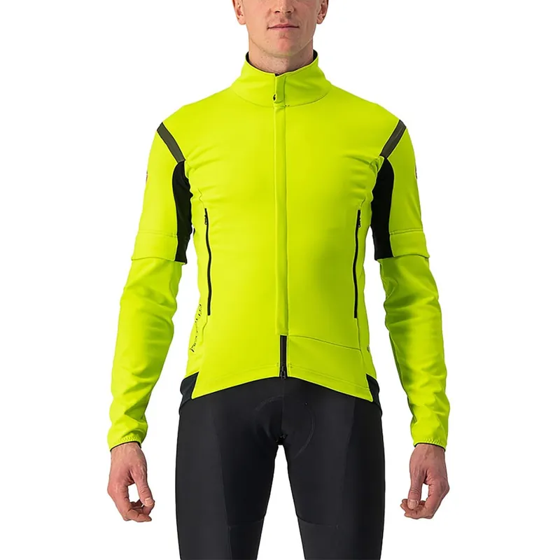 CASTELLI CONVERTIBLE PERFETTO ROS 2 Chaqueta Amarillo/Gris
