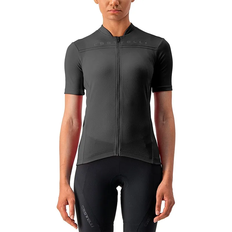 CASTELLI ANIMA 4 Maillot de manga corta para mujer Negro