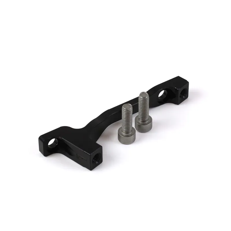 Adaptador pinza delantera / trasera PM / PM HOPE 180/200mm (+20mm) #HBML Negro