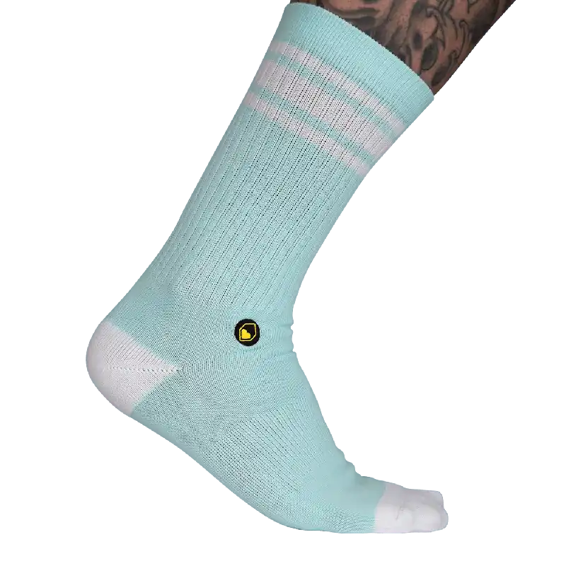 Calcetines BURGTEC EVERYDAY CREW azul cielo