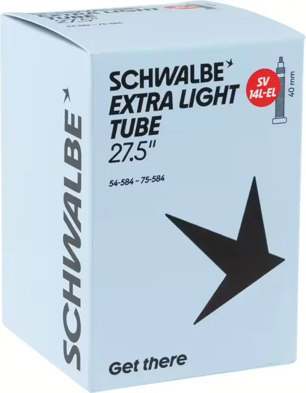 Cámara de aire SCHWALBE EXTRA LIGHT SV 14L 27,5/29 x 2,10/3 Presta 40 mm