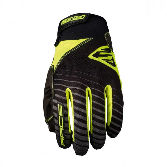 Guantes FIVE BMX RACE amarillo/negro