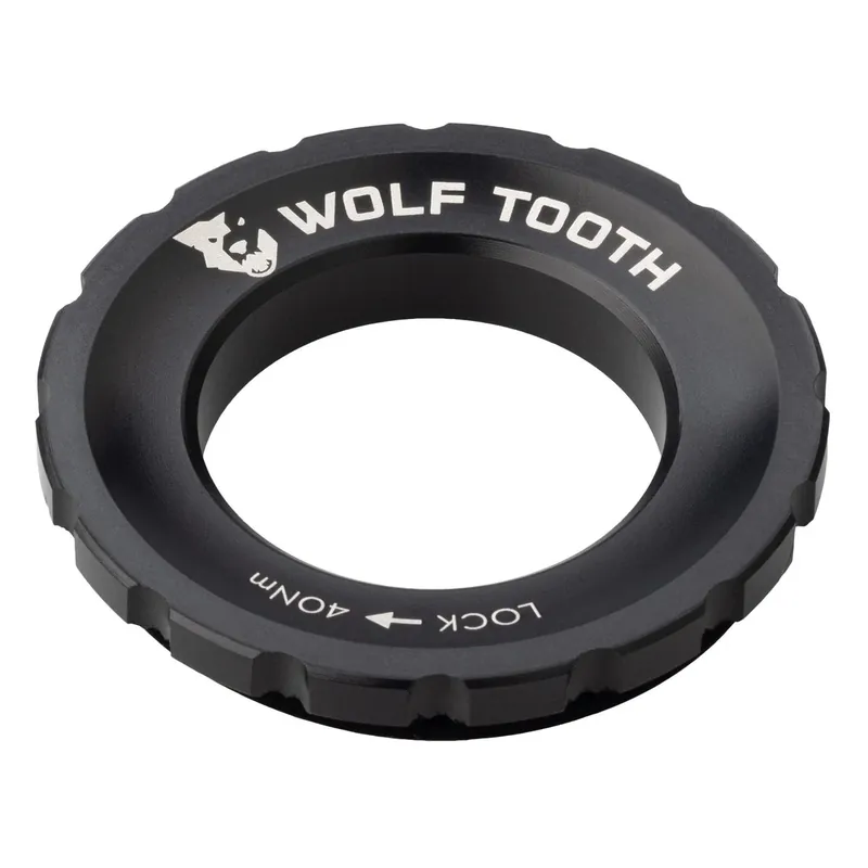 Tuerca Centerlock externa WOLF TOOTH negra