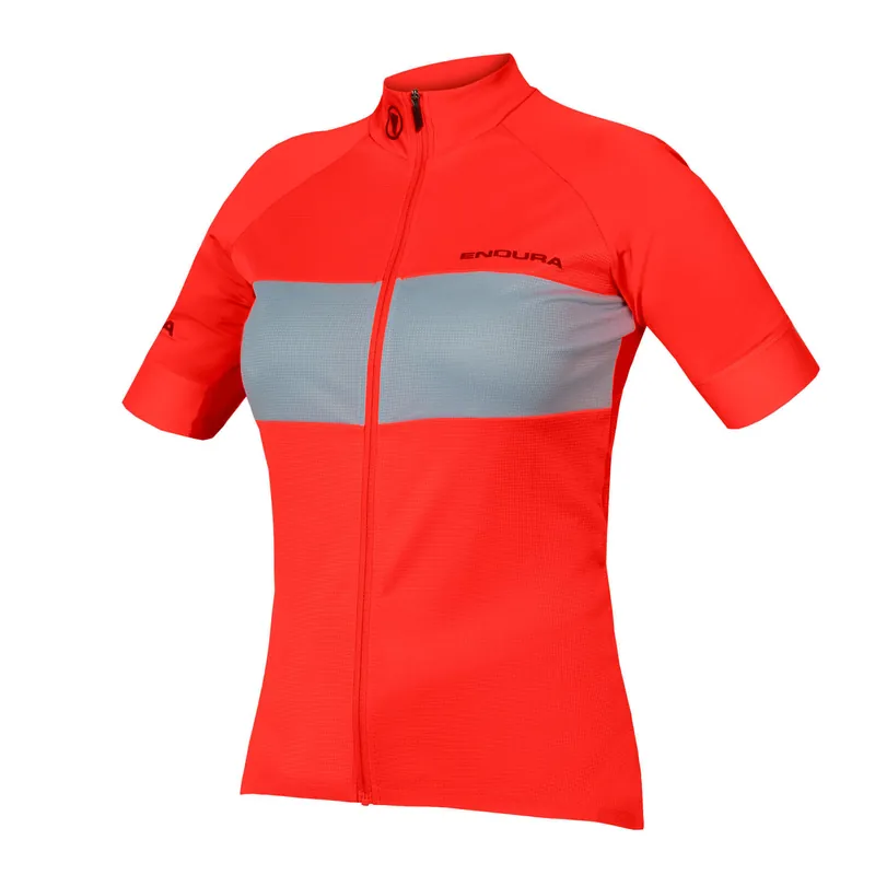 FS260-Pro II Maillot Manga Corta Mujer Endura Hi-Viz Coral