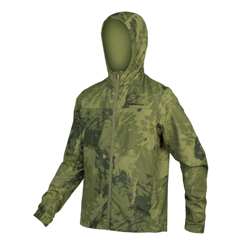 Hummvee Shell Chaqueta Impermeable Hardshell Endura Hombre Verde Oliva