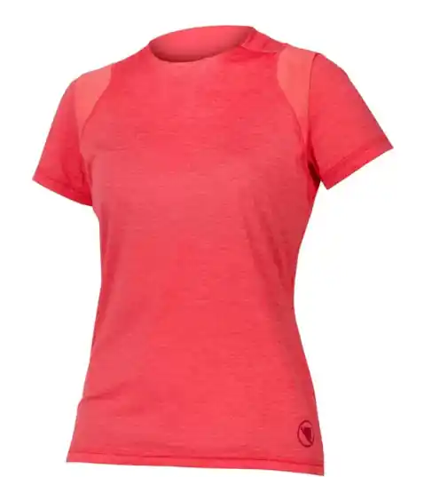 SingleTrack Camiseta Manga Corta Endura Mujer Punch Rosa