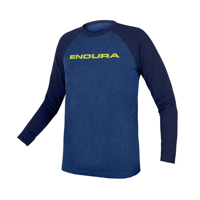 One Clan Raglan Maillot Manga Larga Infantil Endura Azul