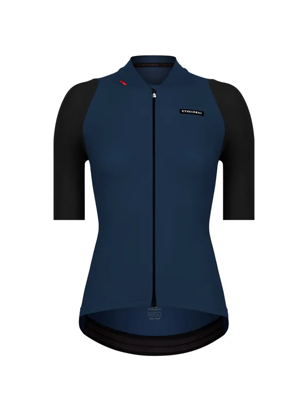 Alda Maillot Manga Corta Etxeondo Mujer Petroleo/Negro