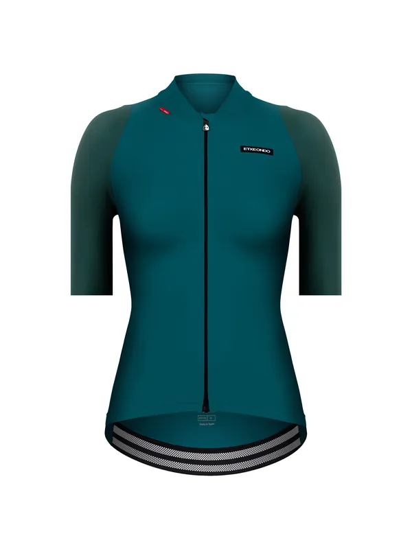 Alda Maillot Mangas Cortas Etxeondo Mujer 2022 Verde Esmeralda