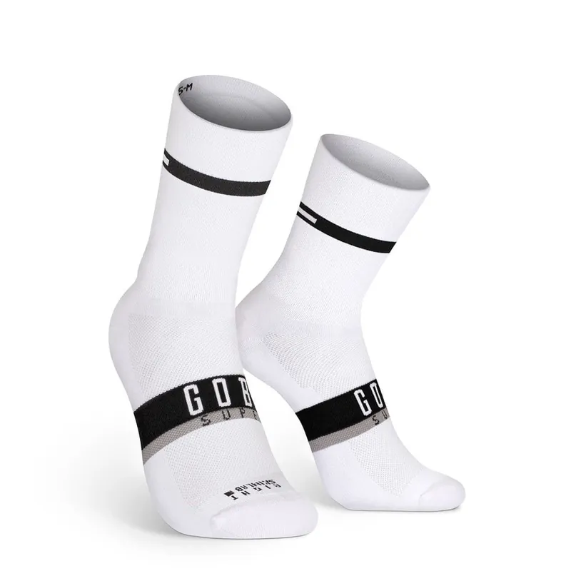Superb Calcetin Estandard Gobik Unisex Horizon Blanco
