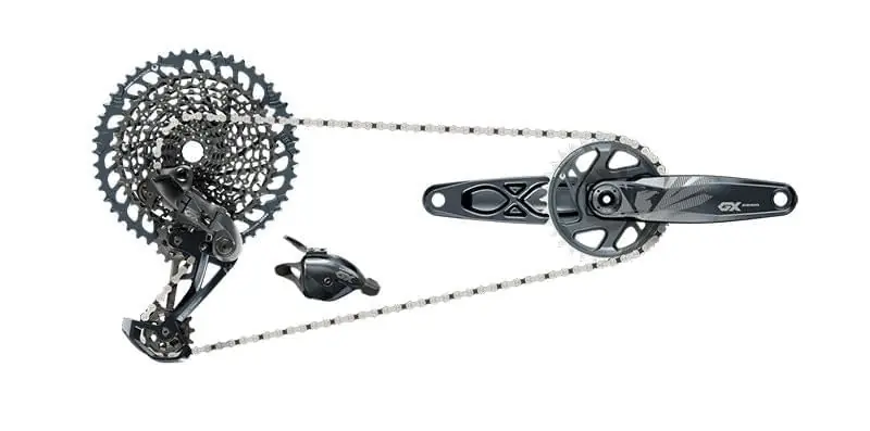 Grupo Sram GX Eagle Dub DM 32d Gris Lunar