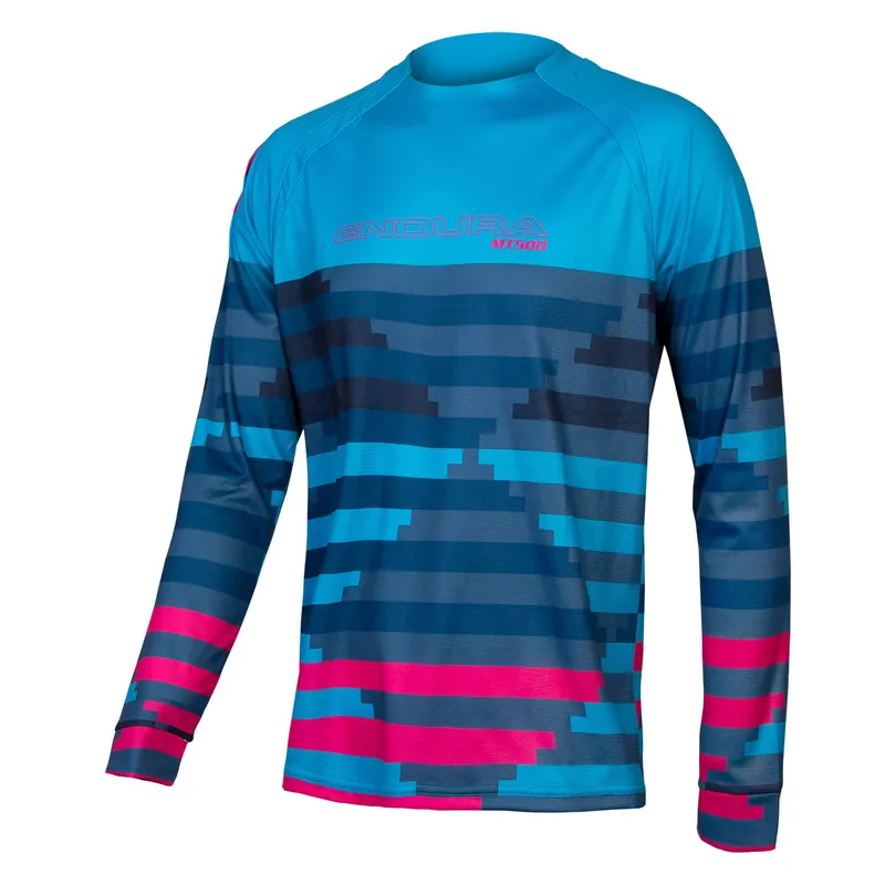 MT500 Supercraft Jersey Manga Larga Endura Azul Electric