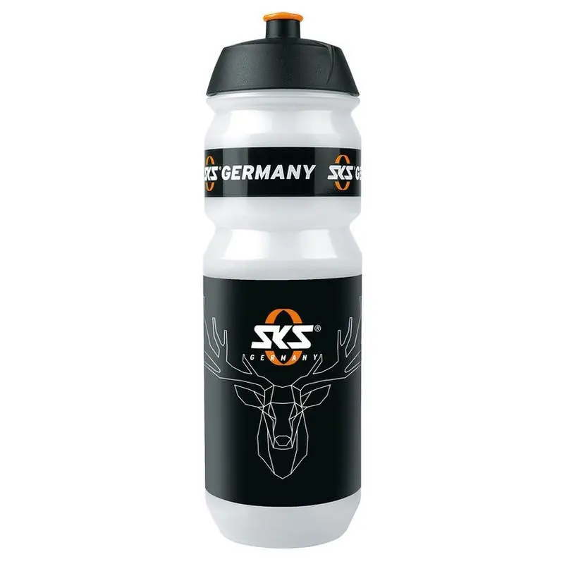 Bidón SKS Transparente Logo Ciervo 750ml