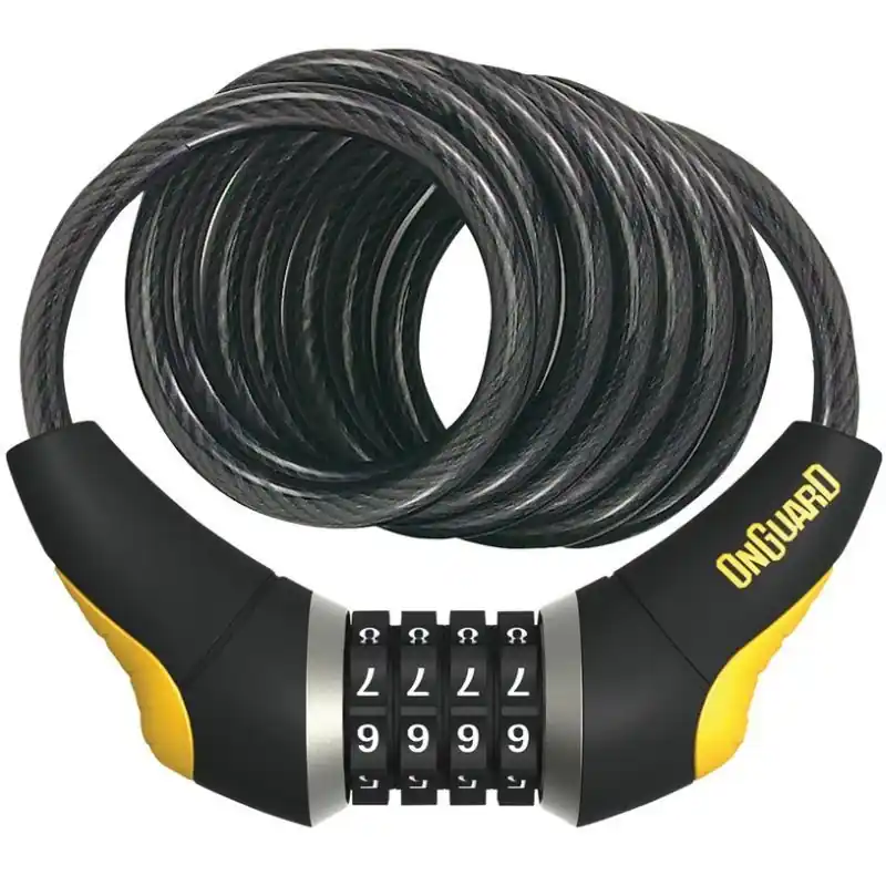 Candado Espiral Onguard Doberman Combinacion 185cmx10mm