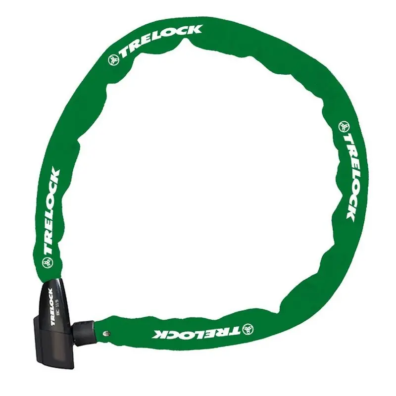Candado Cadena Trelock S/Soporte 60cmx4mm Verde