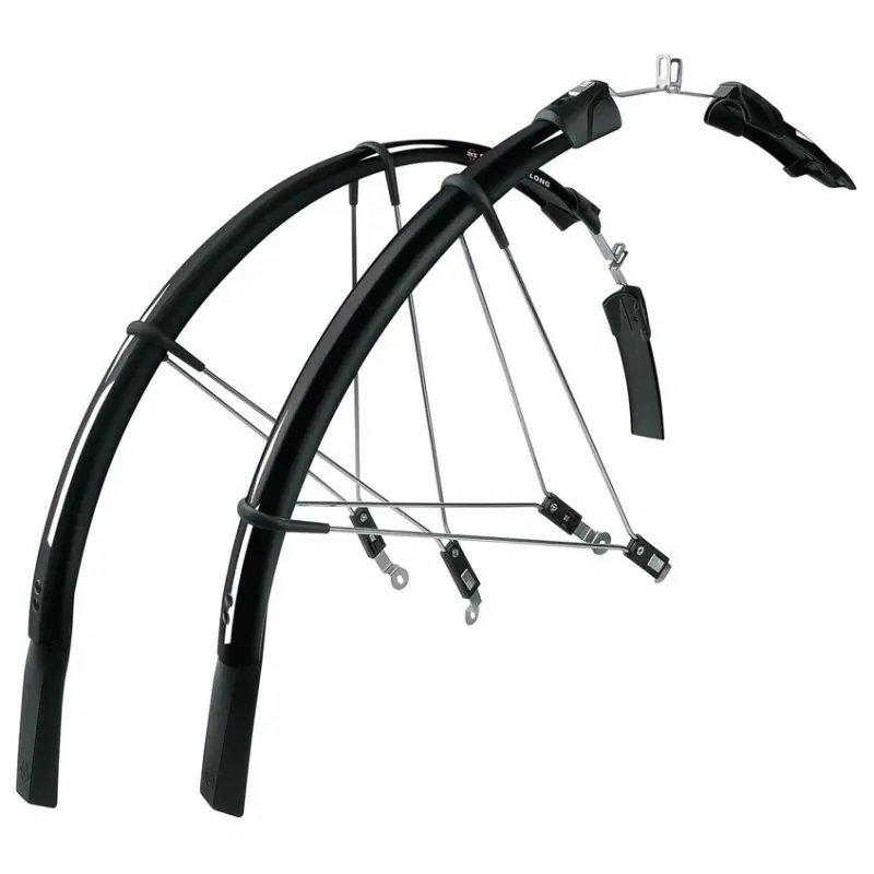Pack Guardabarros Delantero/Trasero SKS Raceblade Largo 25mm Negro