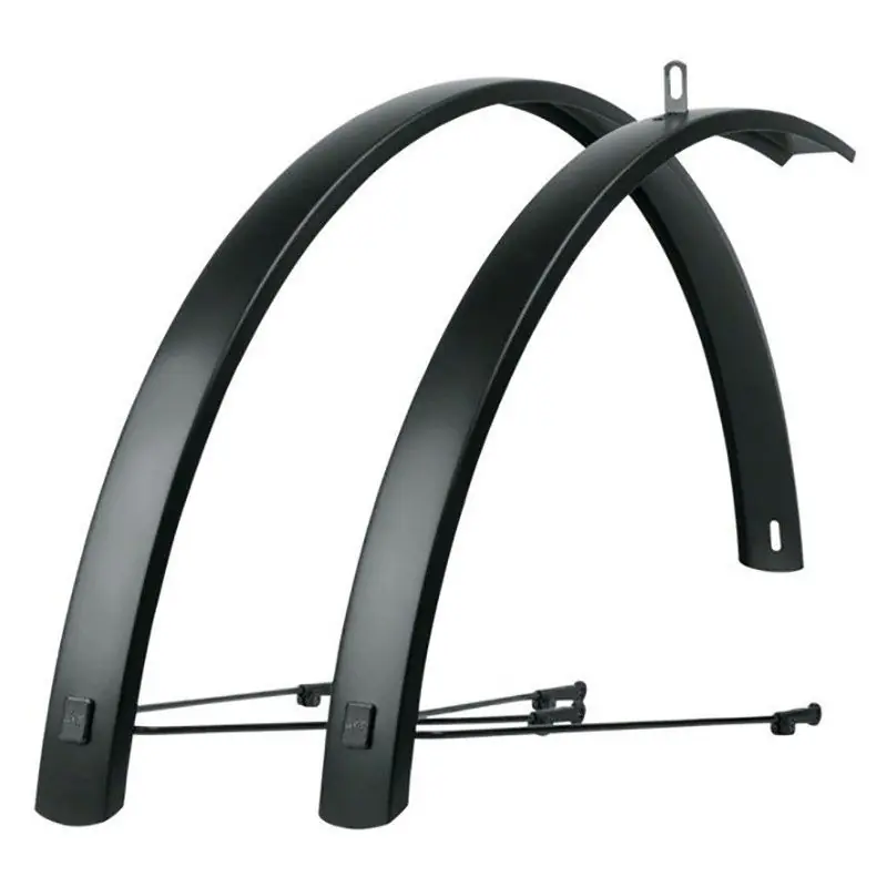 Pack Guardabarros Delantero/Trasero SKS Edge Trekking Aluminio Negro