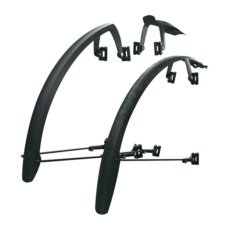 Pack Guardabarros Delantero/Trasero SKS Speedrocker 28" 47mm Negro