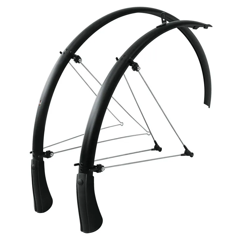 Pack Guardabarros Delantero/Trasero SKS Bluemels 28" Negro Mate