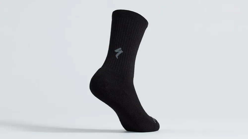 Calcetines Merino Medio Altos Ligeros Specialized Negro