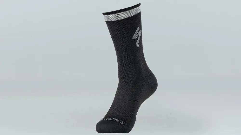 Soft Air Reflective Calcetines Altos Specialized Negro