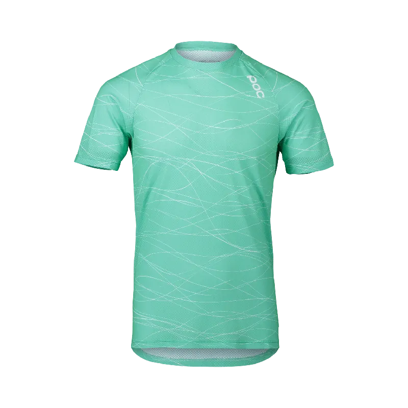 Pure Camiseta Mtb Poc Lines Verde Fluorite