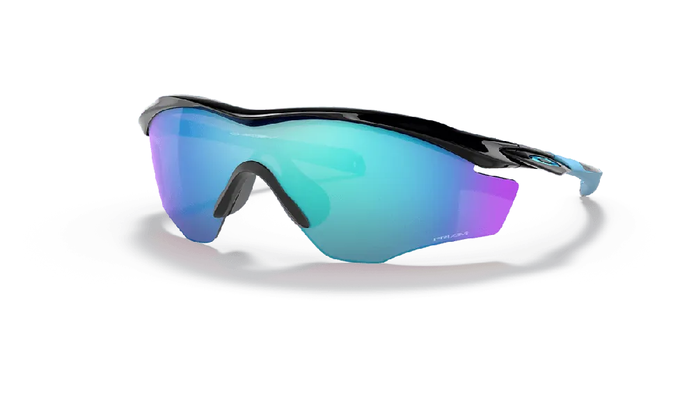 M2 Frame XL Origins Collection Gafas de Sol Oakley Negro Pulido Lente Prizm Sapphire