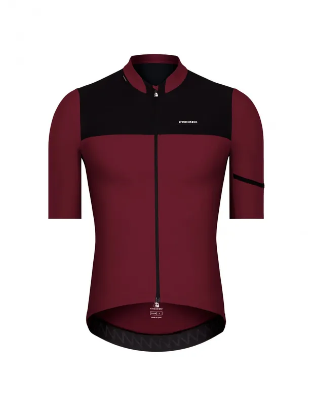 Rali Maillot Manga Corta Etxeondo Hombre 2022 Garnet